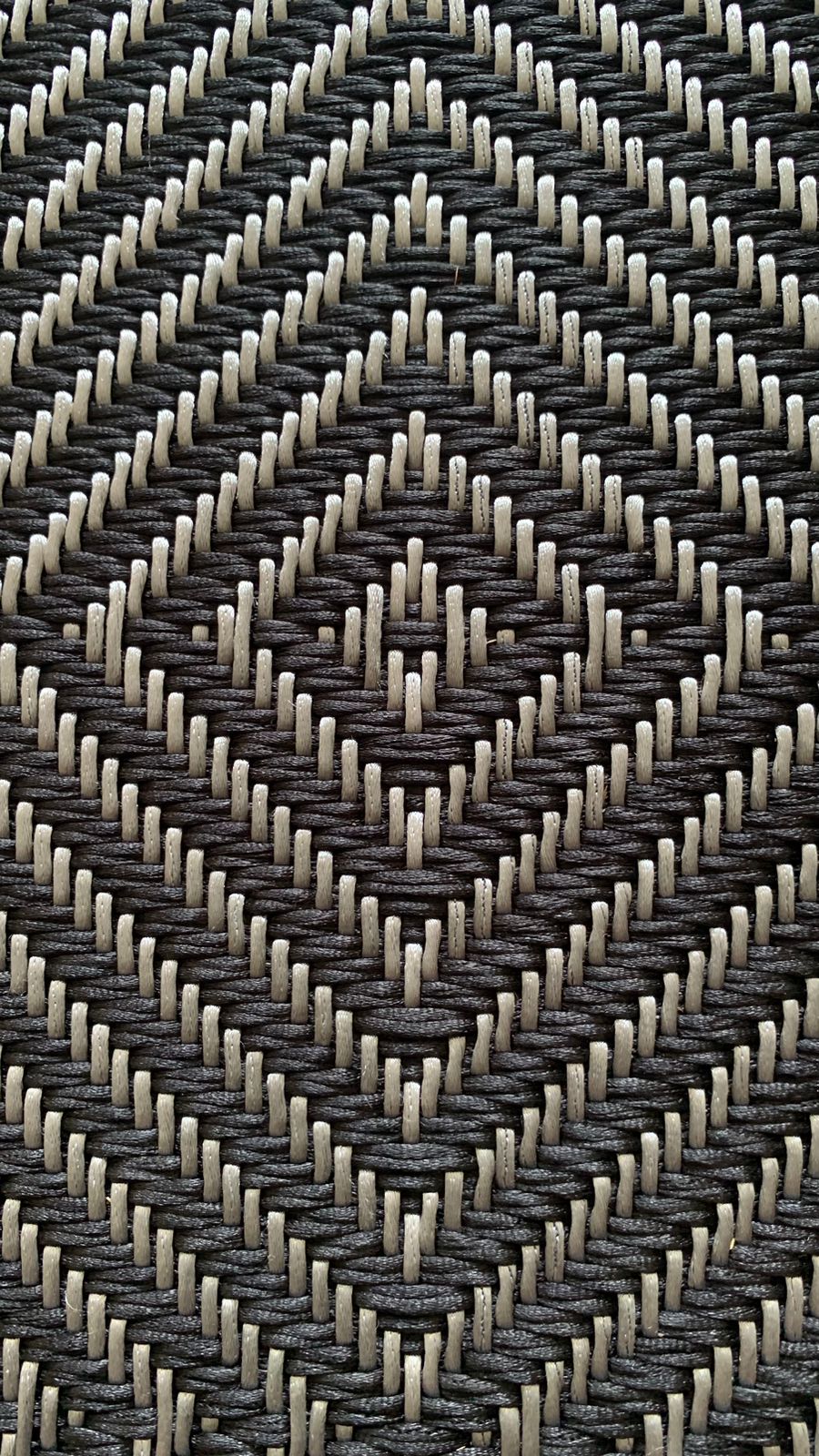 Rhomboid Woven Silk Rug / F23