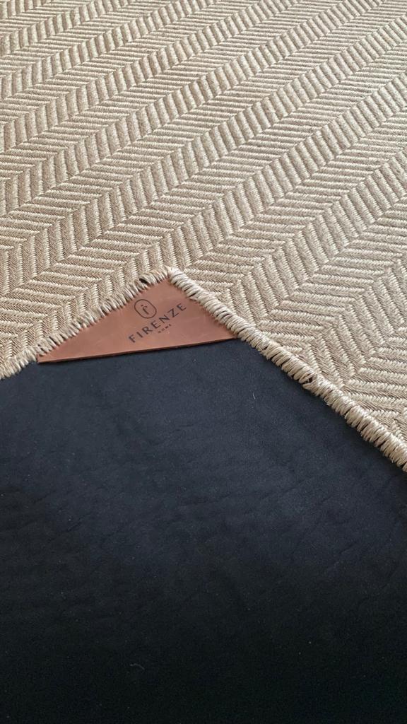 Fique Fishbone Woven Rug / F6
