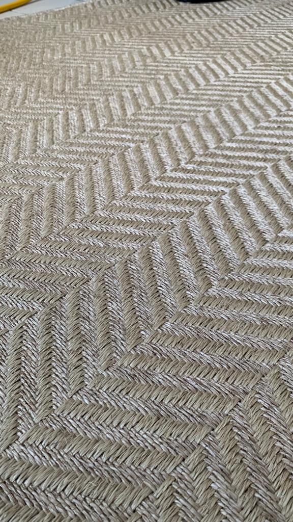 Fique Fishbone Woven Rug / F6