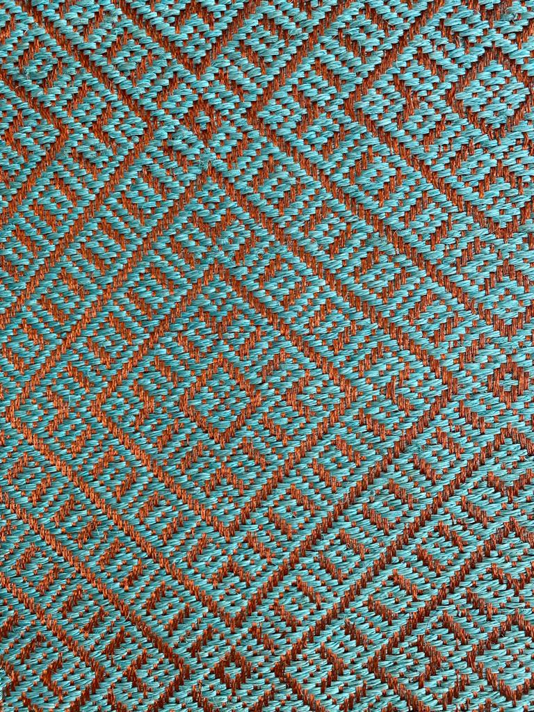 Milano Woven Rug in Fique and Copper / F13