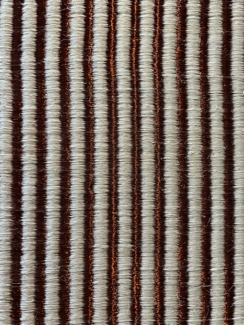 Siecha Woven Rug in Fique and Copper / F25