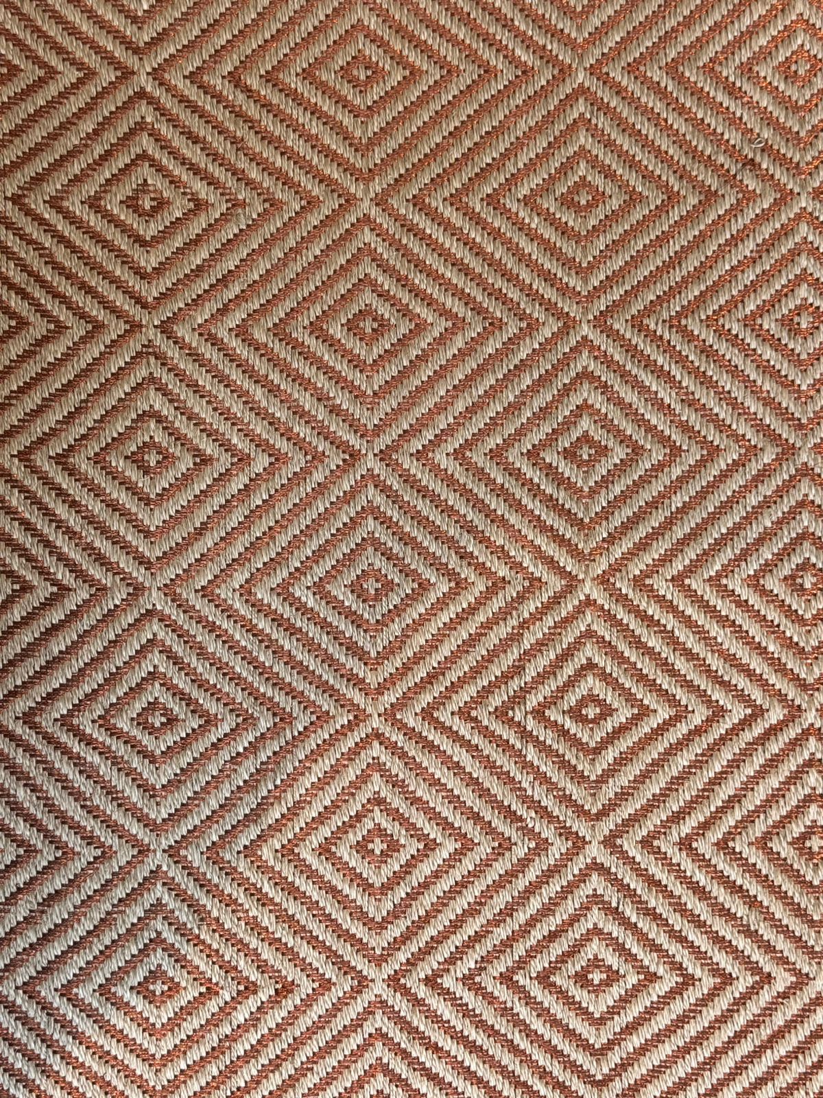 Maya Woven Rug in Fique and Copper / F48