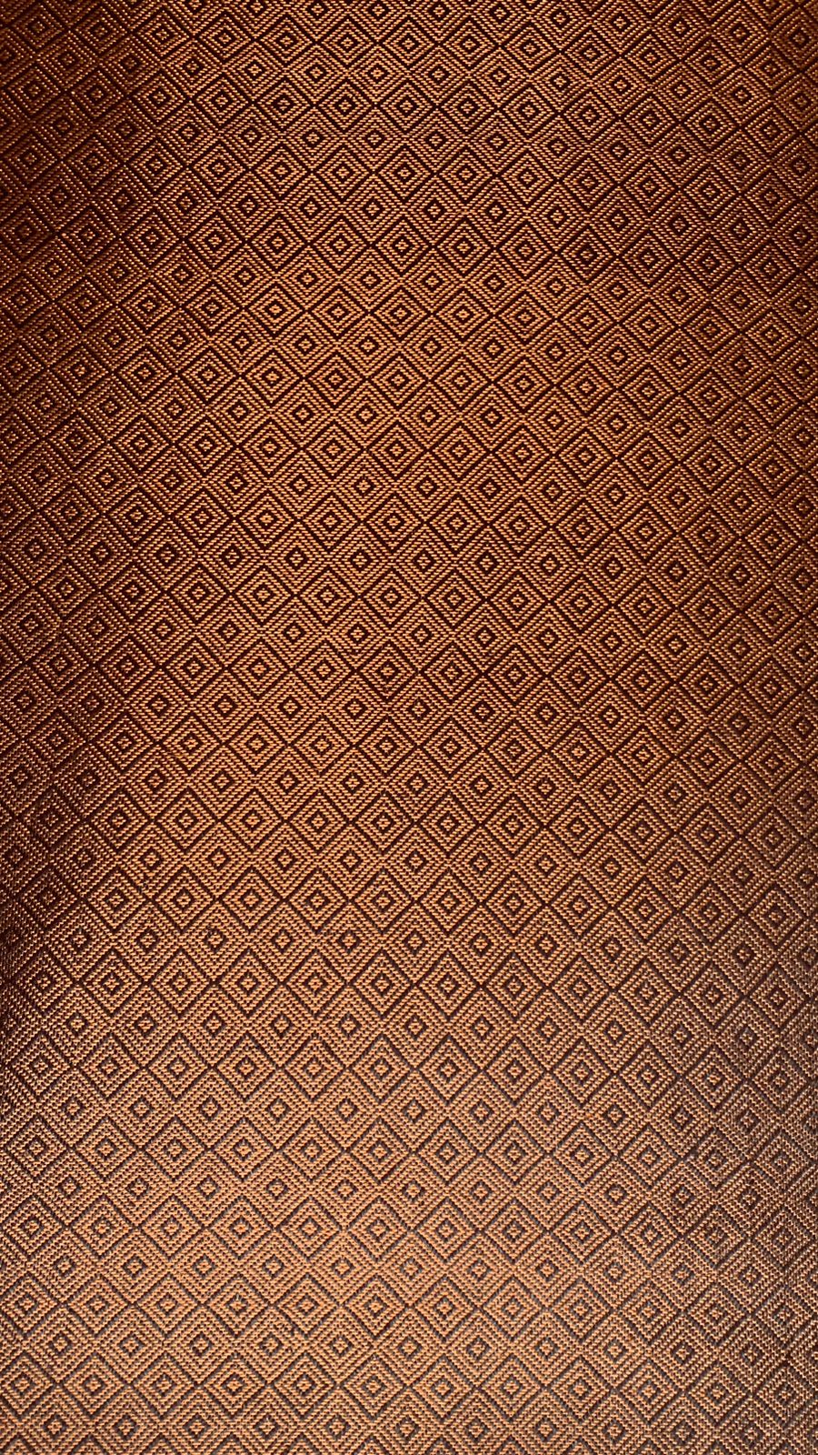 Rhomboid Woven Fique Rug with Copper / F20
