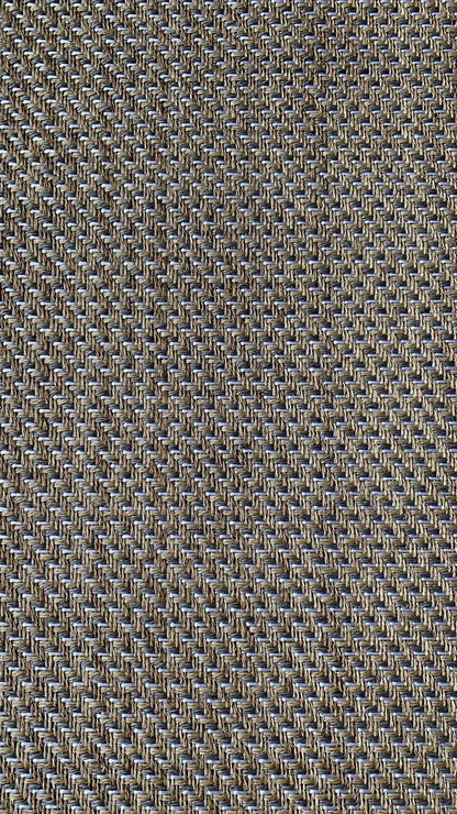 Florencia Woven Rug in Fique, silver metal and Silk / F11