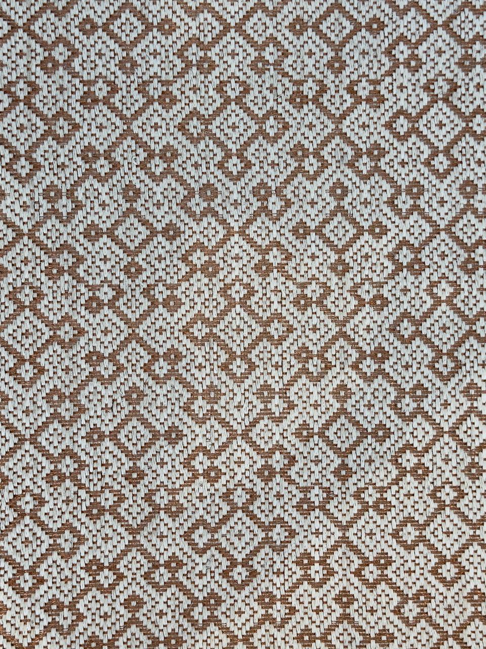 Martina Woven Rug in Fique and Copper/ F12